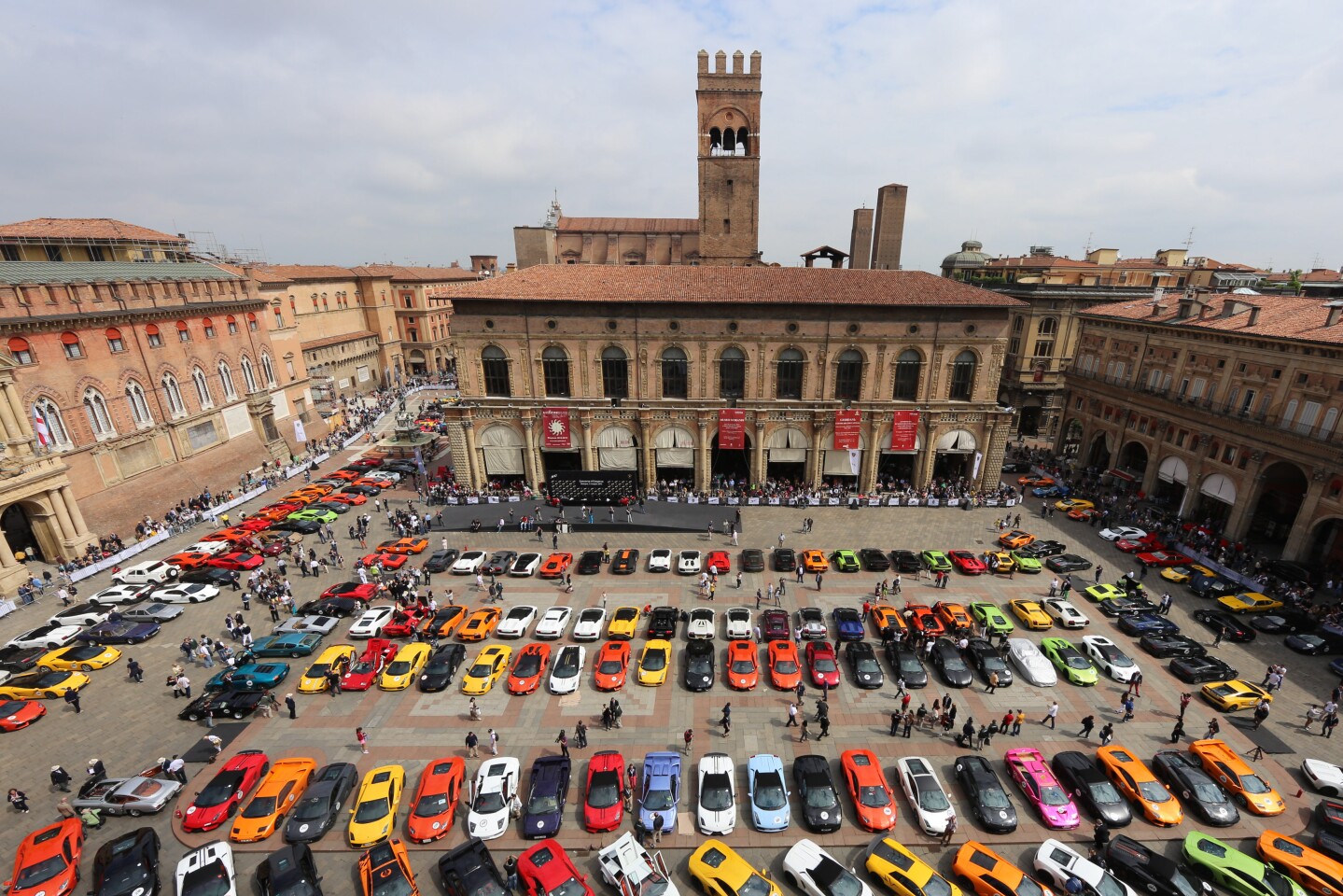 Lamborghini's 50th anniversary festivities