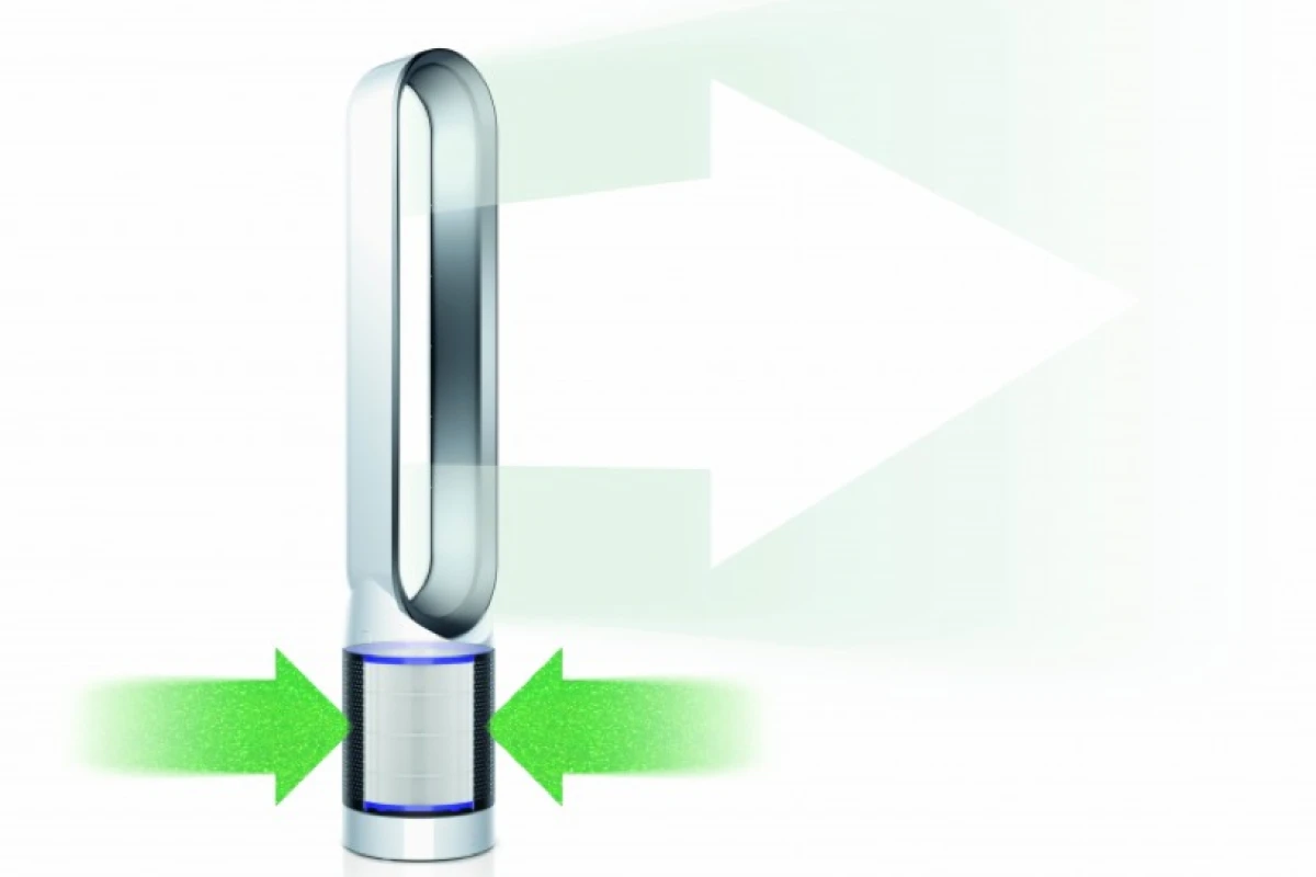 The Pure Cool has a 360-degree filter