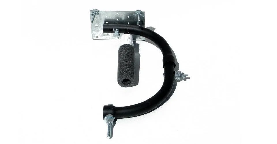 The SteadeeGo is designed for use with small camcorders and smartphones, not DSLRs