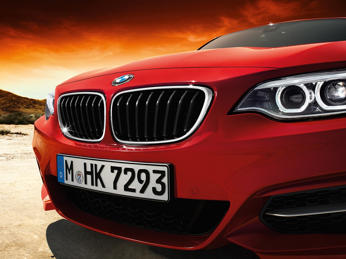 The BMW 2 Series grille