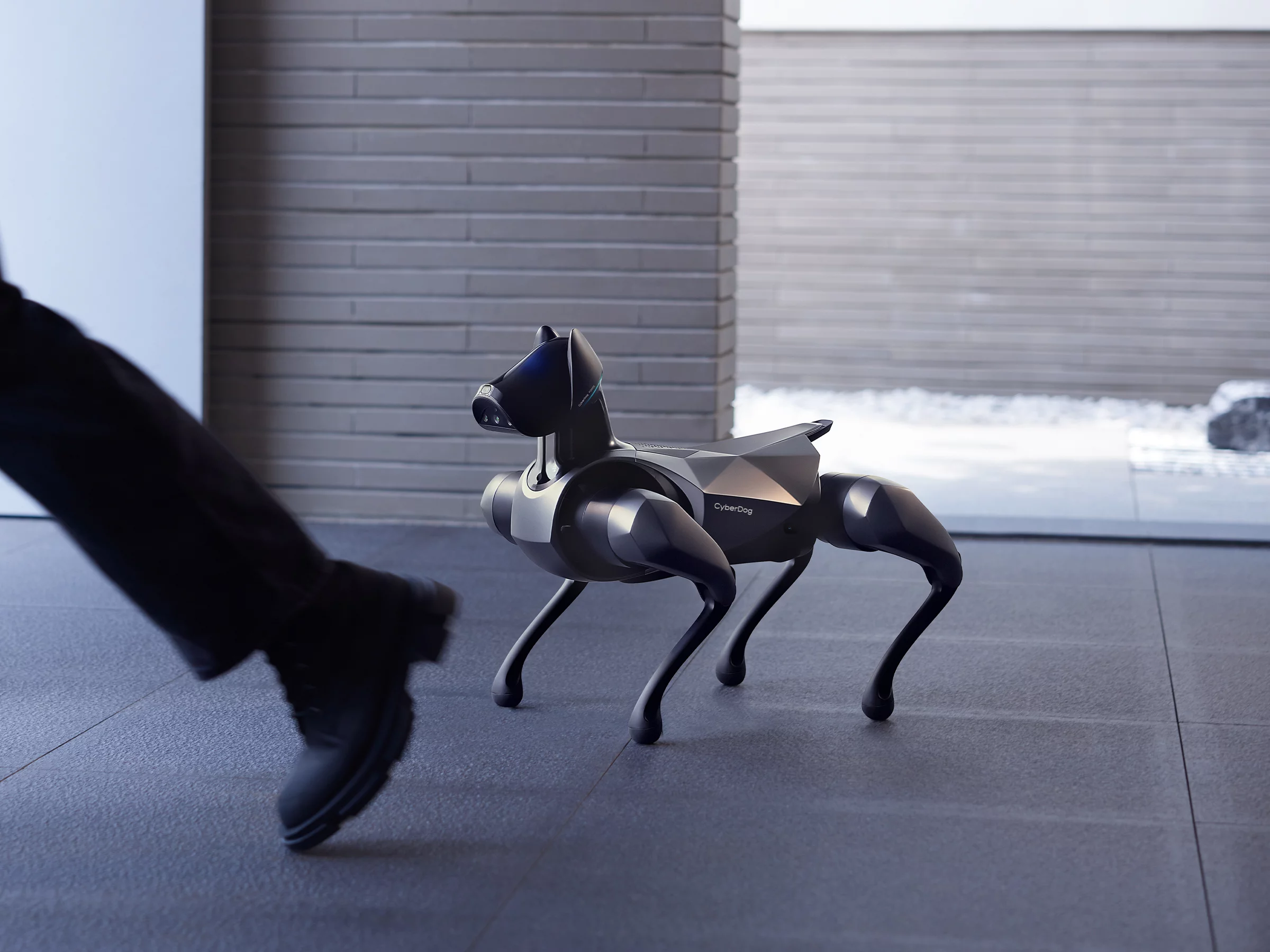 The CyberDog 2 makes use of AI-controlled motors for complicated maneuvers, including continuous back flips