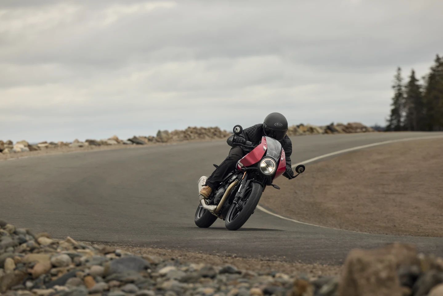 The new Thruxton 400 will start at US$6,295, and bears a 2026 model year