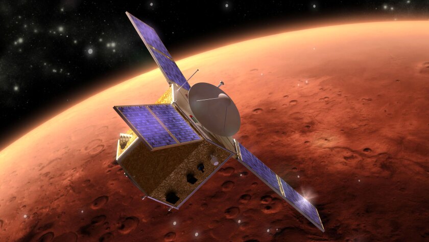 Artist's concept of the Emirates Mars Mission probe