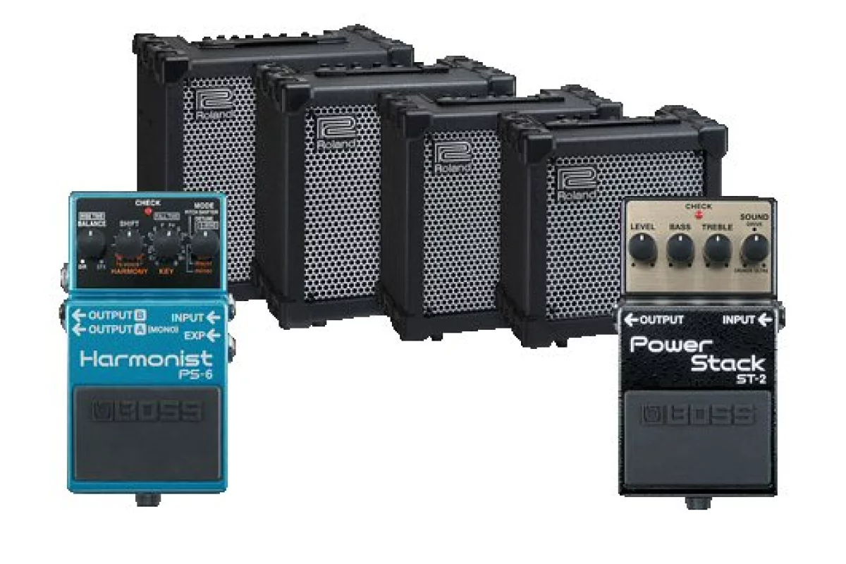 Roland has announced four new additions to its popular Cube guitar amp family and two new BOSS effects pedals