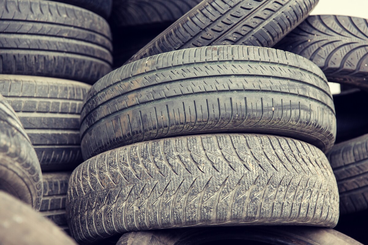 Crumb rubber concrete made by grinding down discarded tires has stood up well in real-world testing