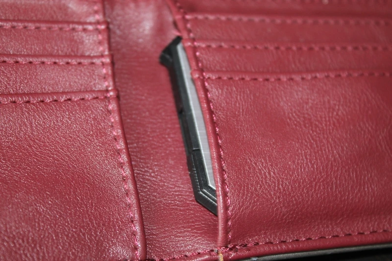 The LithiumCard will fit into a larger wallet compartment without adding much extra bulk