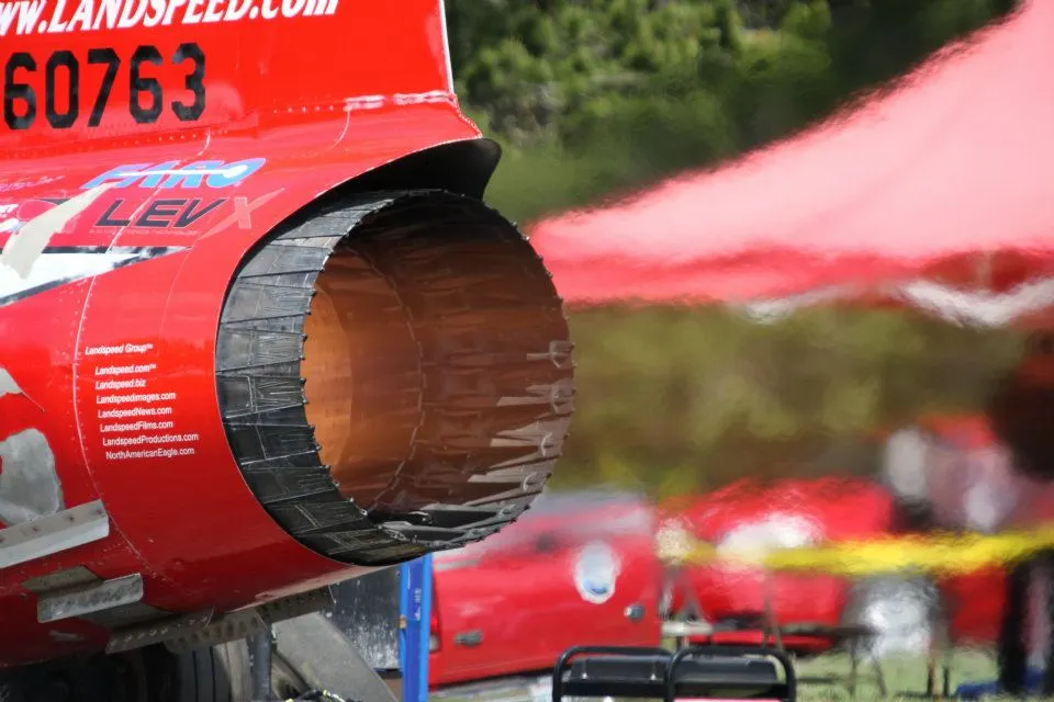 The North American Eagle's afterburner effectively doubles power output from an already impressive 52,000 hp