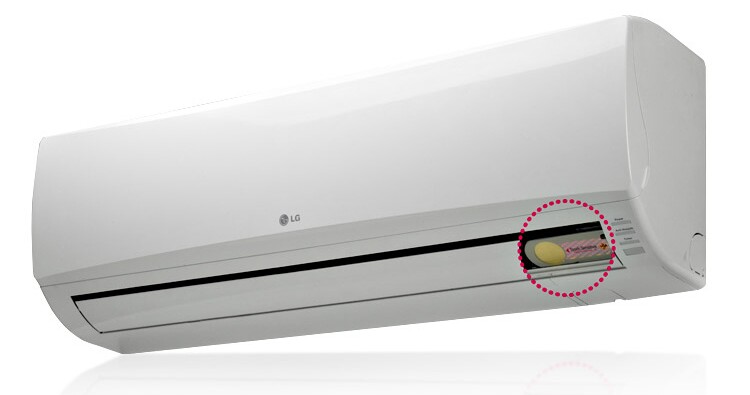 The speaker used to generate ultrasonic waves in LG's "Anti-Mosquito" air conditioner