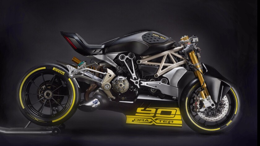 The Ducati Diavel Draxter designed by Ducati's internal design studio.