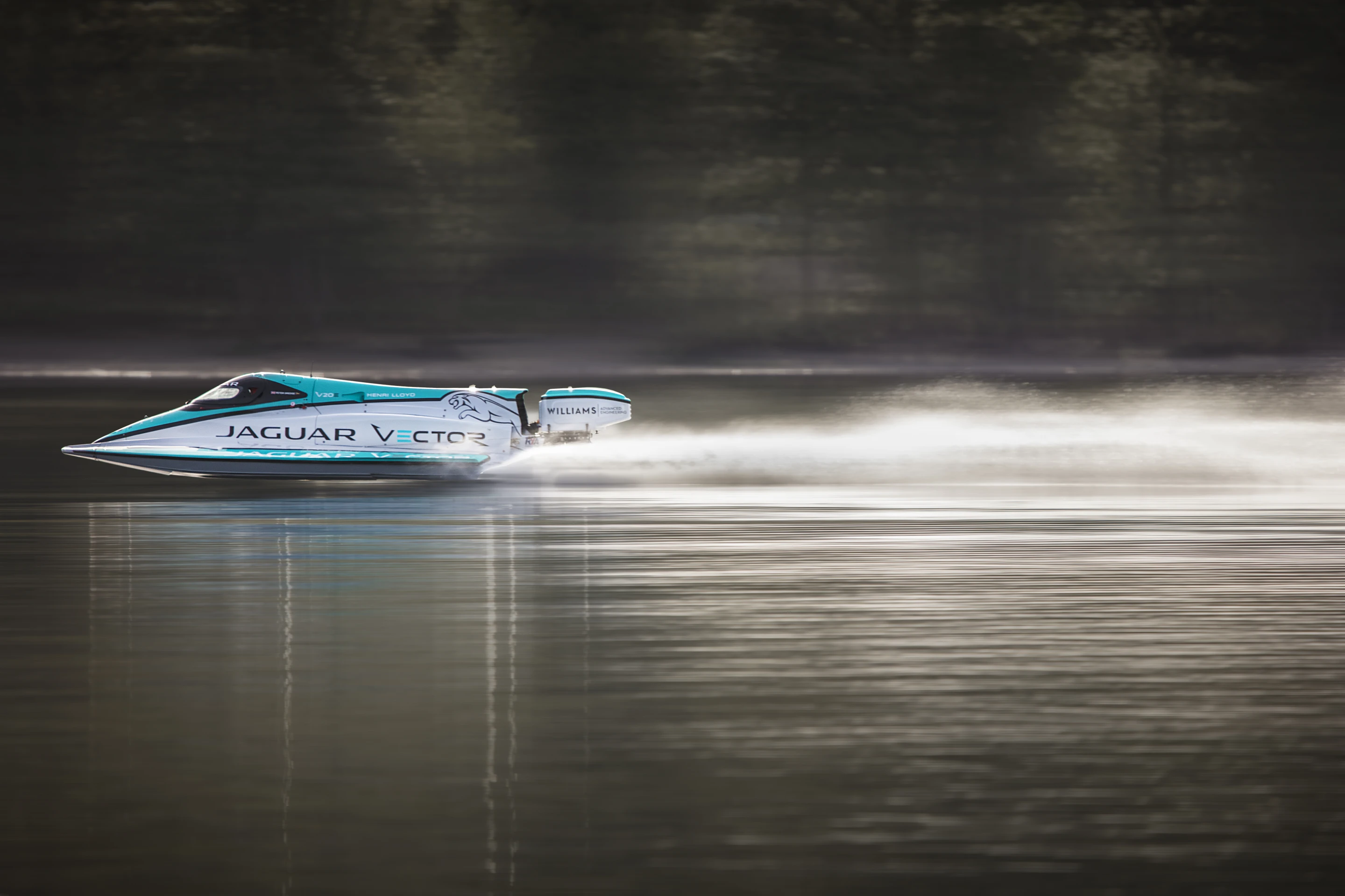 The V20E on Connistan Water