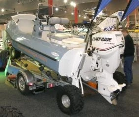 The Sealegs amphibious boat