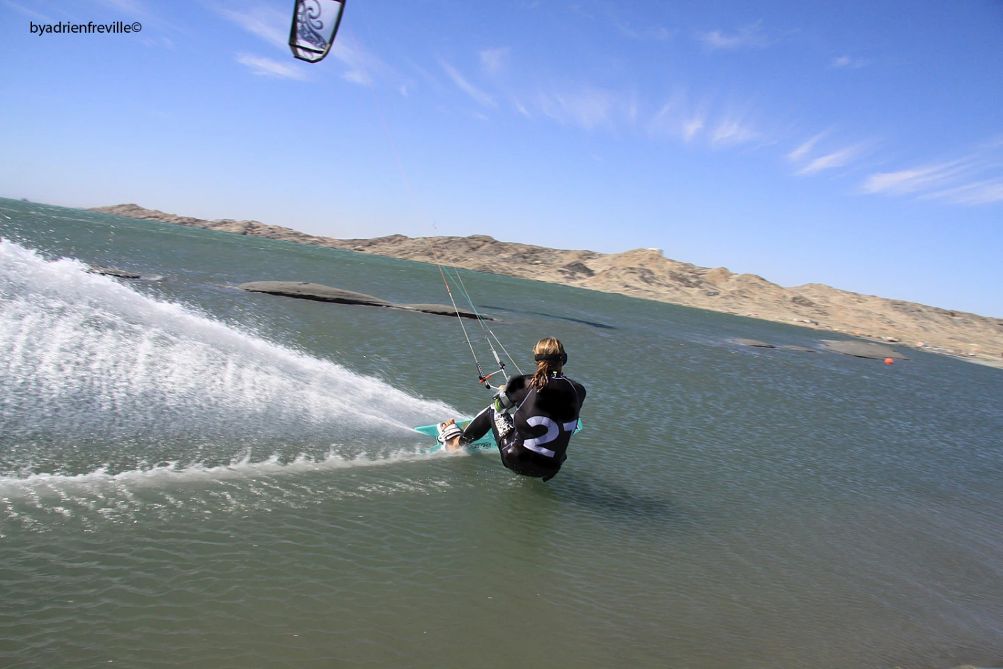 Alexandre Caizerges at the Luderitz Speed Challenge 2010