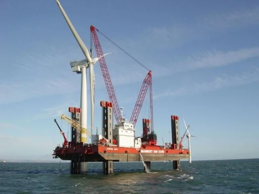 A2SEA's Jumpick Jack jack-up barge will be used in the installation of the Tidal Energy turbine.