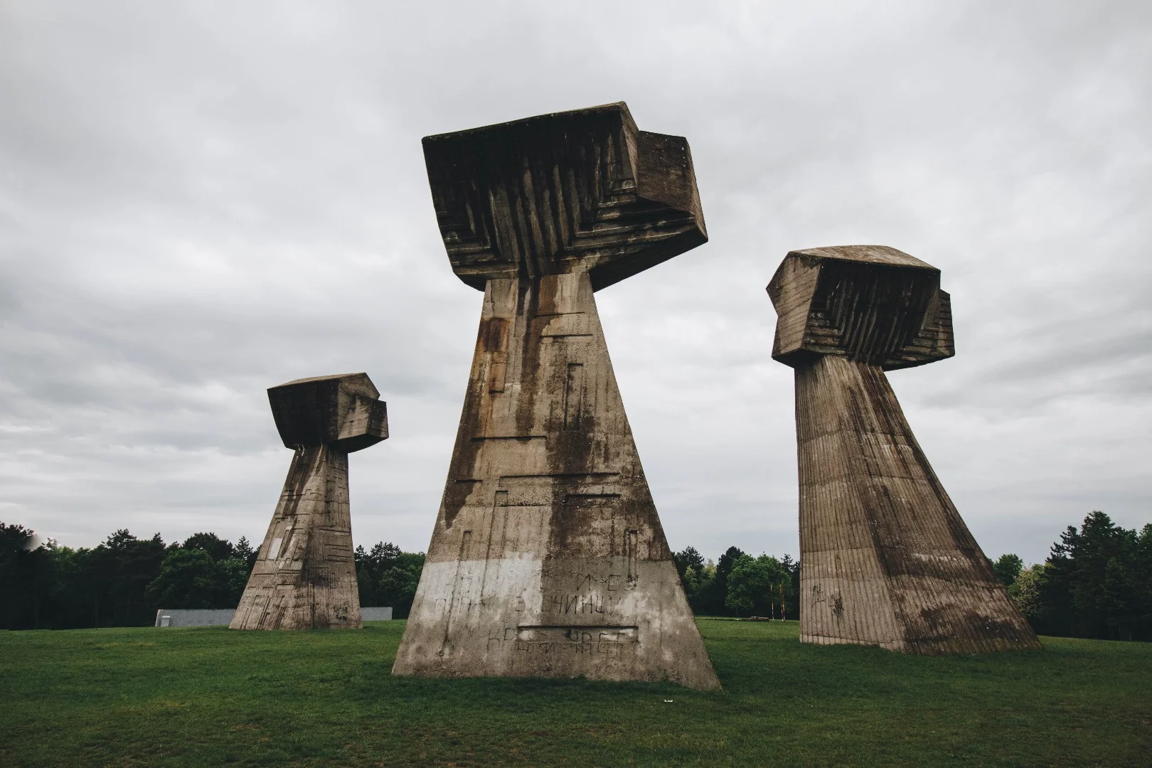 Spomenik Nis in Serbia is the monument of the second world war