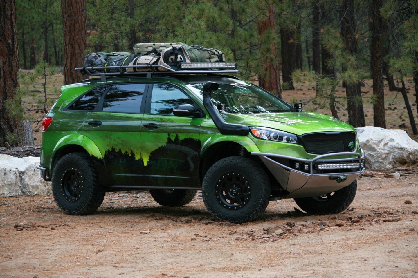 The PacWest Adventure Sorento gets a rugged parts kit