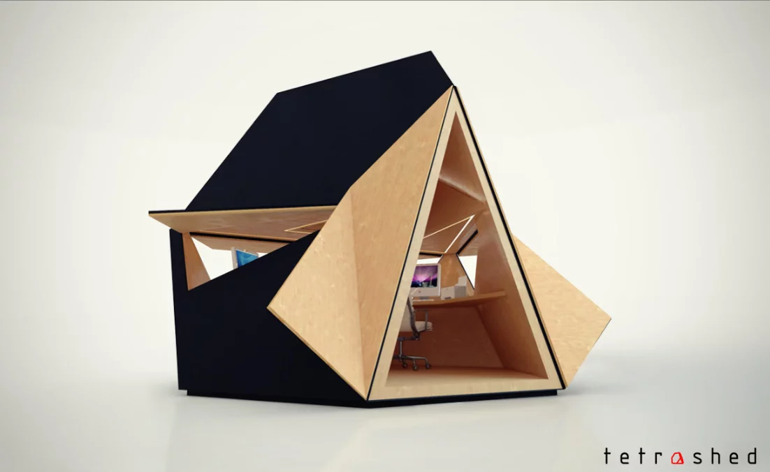 The Tetra-Shed as a yard office (Photo: Tetra-Shed)