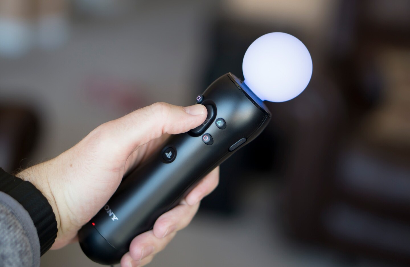 One of the PlayStation Move controllers that bring down the entire PSVR experience