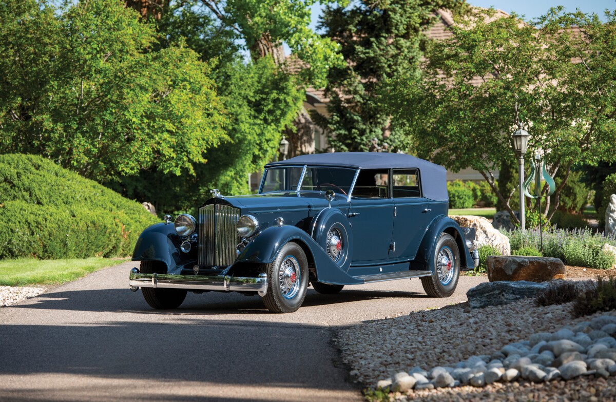 1934 Packard Twelve Individual Custom Convertible Sedan by Dietrich