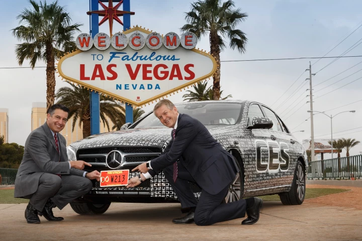 Test drives in the autonomous E-Class will still be carried out by trained drivers