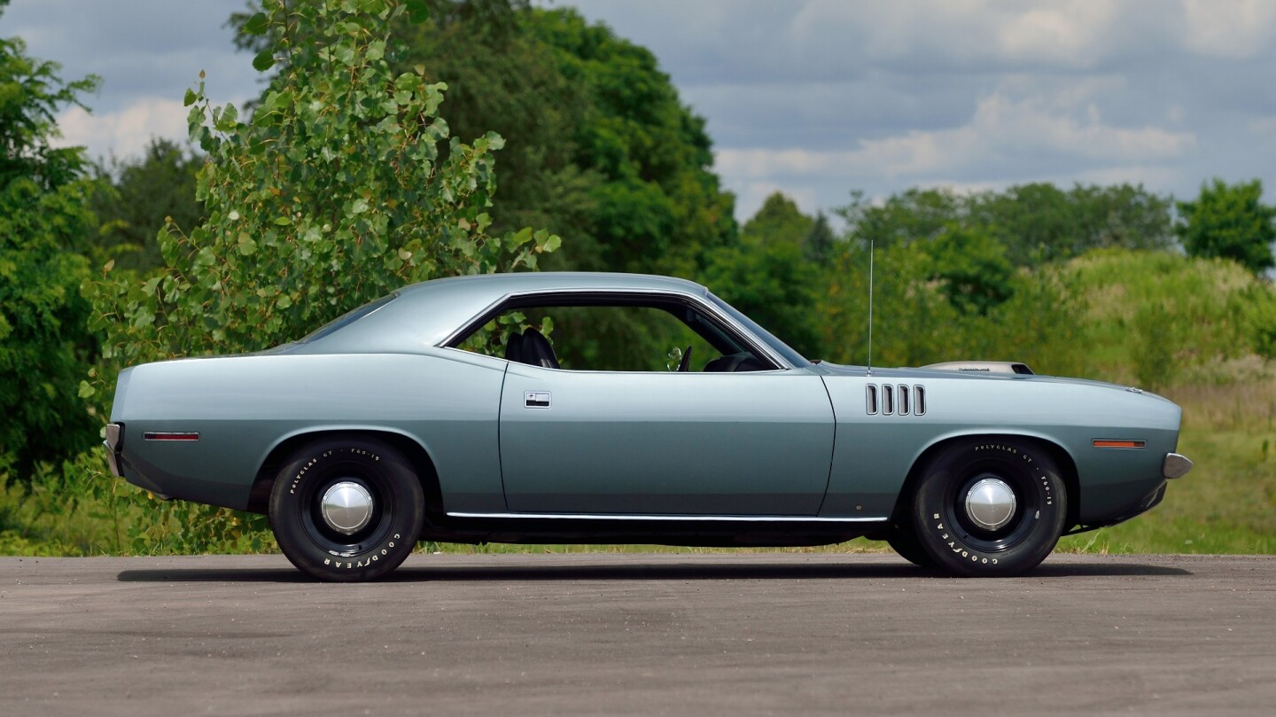 This 1971 Plymouth Hemi Cuda has an estimated price of $800,000 to $1,200,000