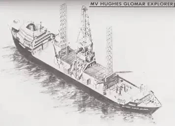 Illustration of the Glomar Explorer