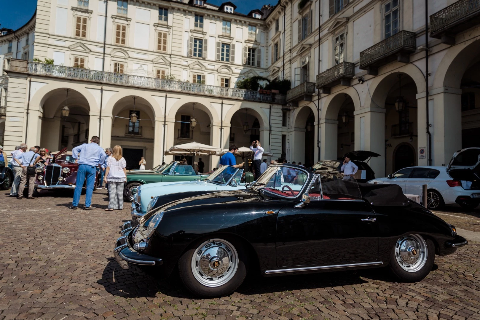 The 1963 Porsche 356 1600 Spider by Karmann, owned by Salvatore Barbagallo