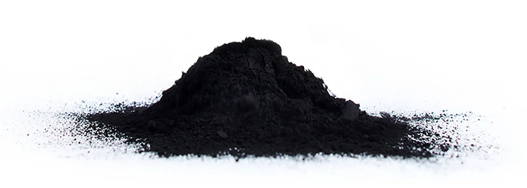 Skeleton's curved graphene. Yeah, it just looks like a black powder until you get down close to the atomic level, probably not the most exciting picture you'll see today