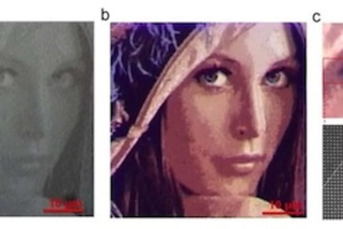 The above image of Playboy model Lena Söderberg, ubiquitous to image processing experiments, was used to highlight the refined color detail that the new method achieves