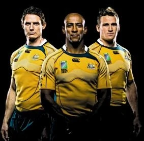 Australian rugby players in Canterbury's new ionically charged IonX sports clothing