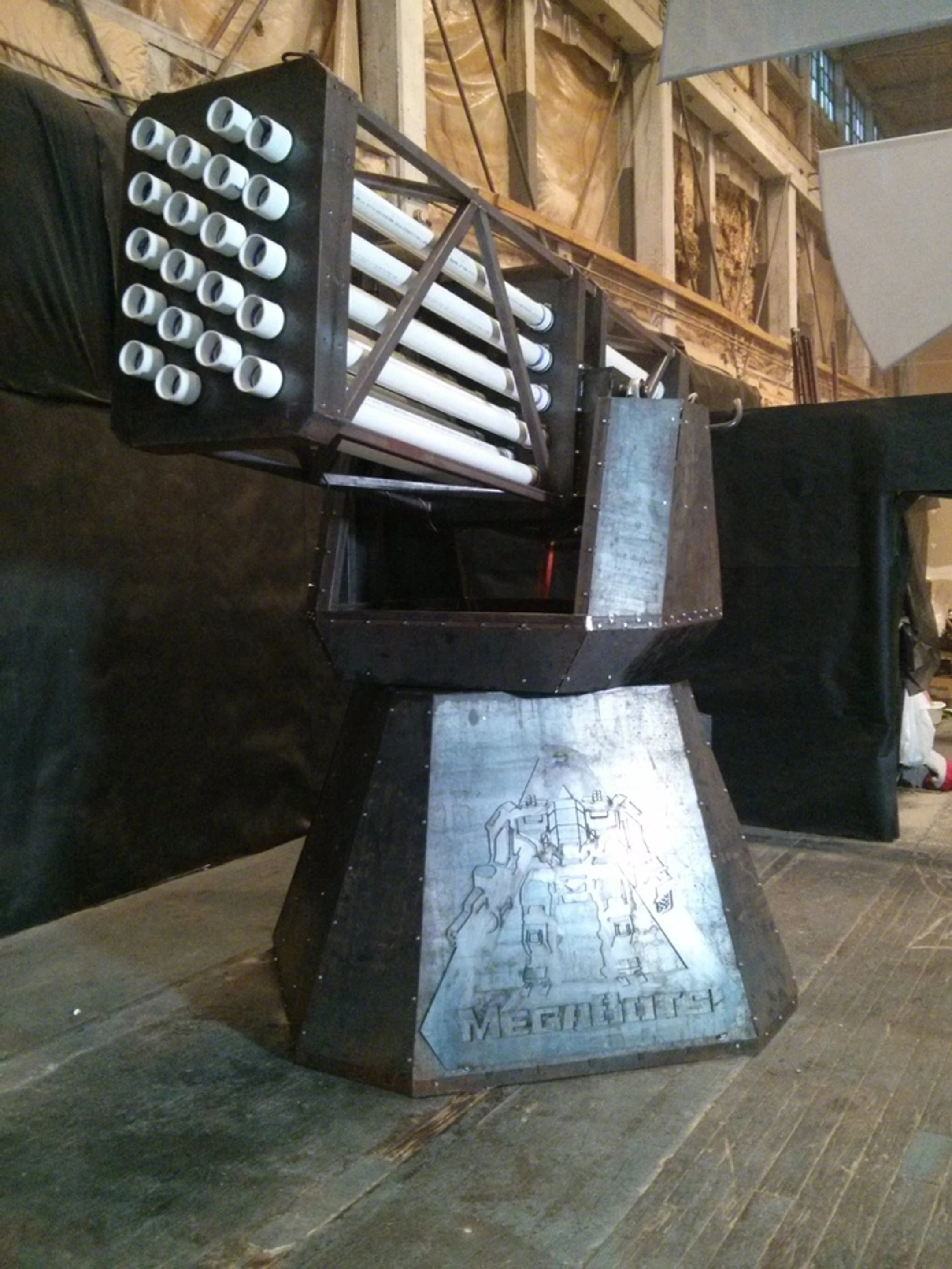 Prototype missile launcher emplacement