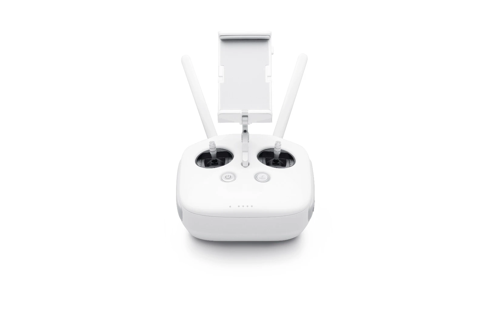 DJI Phantom 4 Pro: controller without touchscreen option allows you to use your own phone or tablet