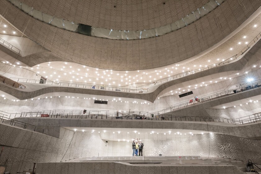 The Grand Hall is a 50-m (164-ft) high auditorium designed with the aim of being a world-class concert hall