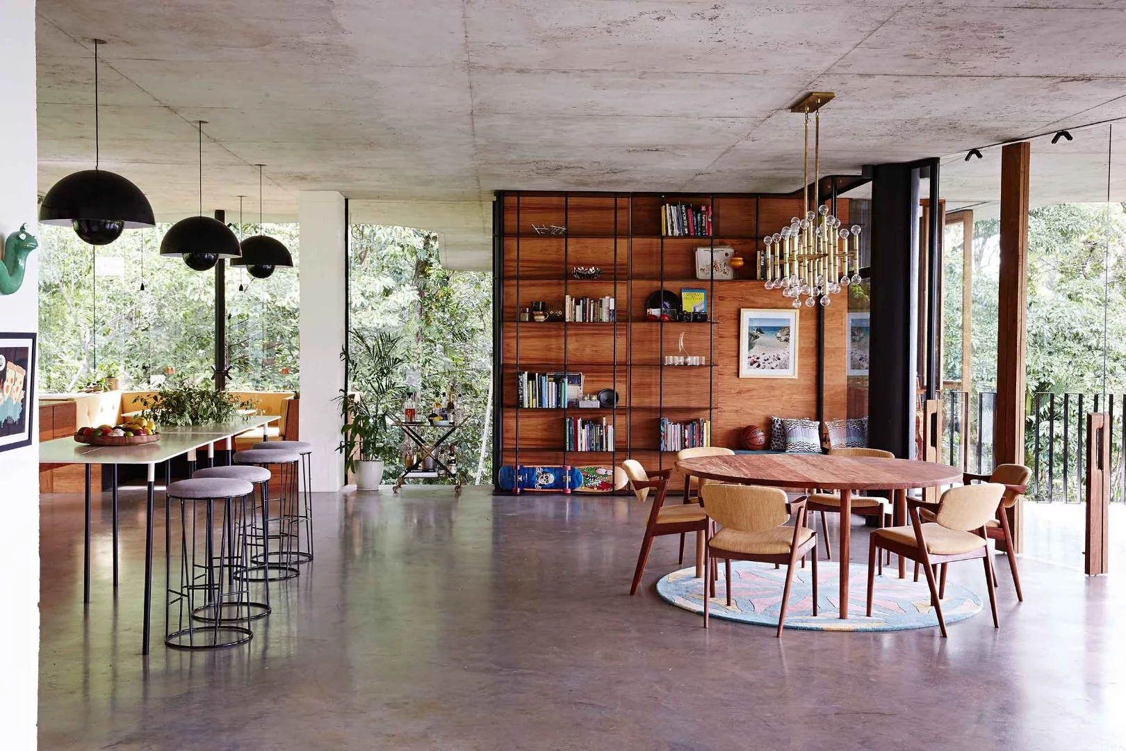 The award-winning interior of the Planchonella House in Australia's north