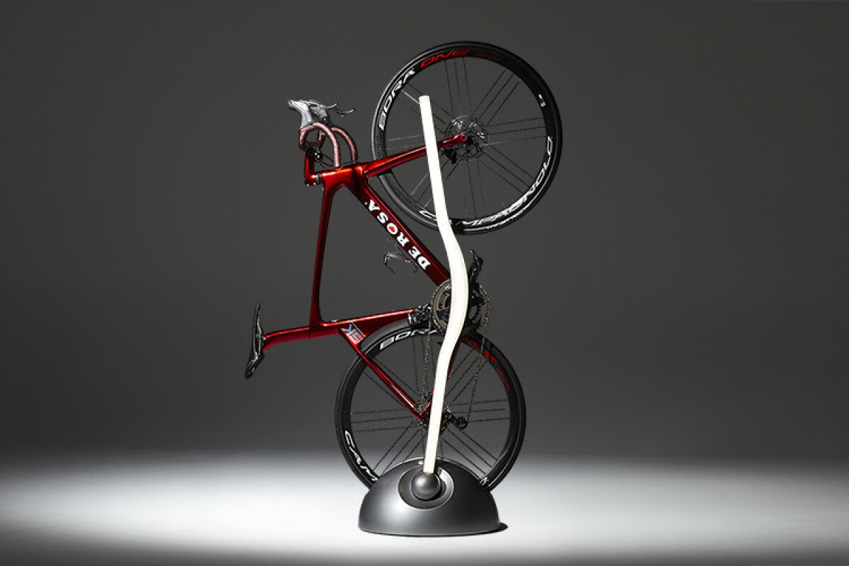 Space Saving Bike Rack Doubles As Stylish Floor Lamp