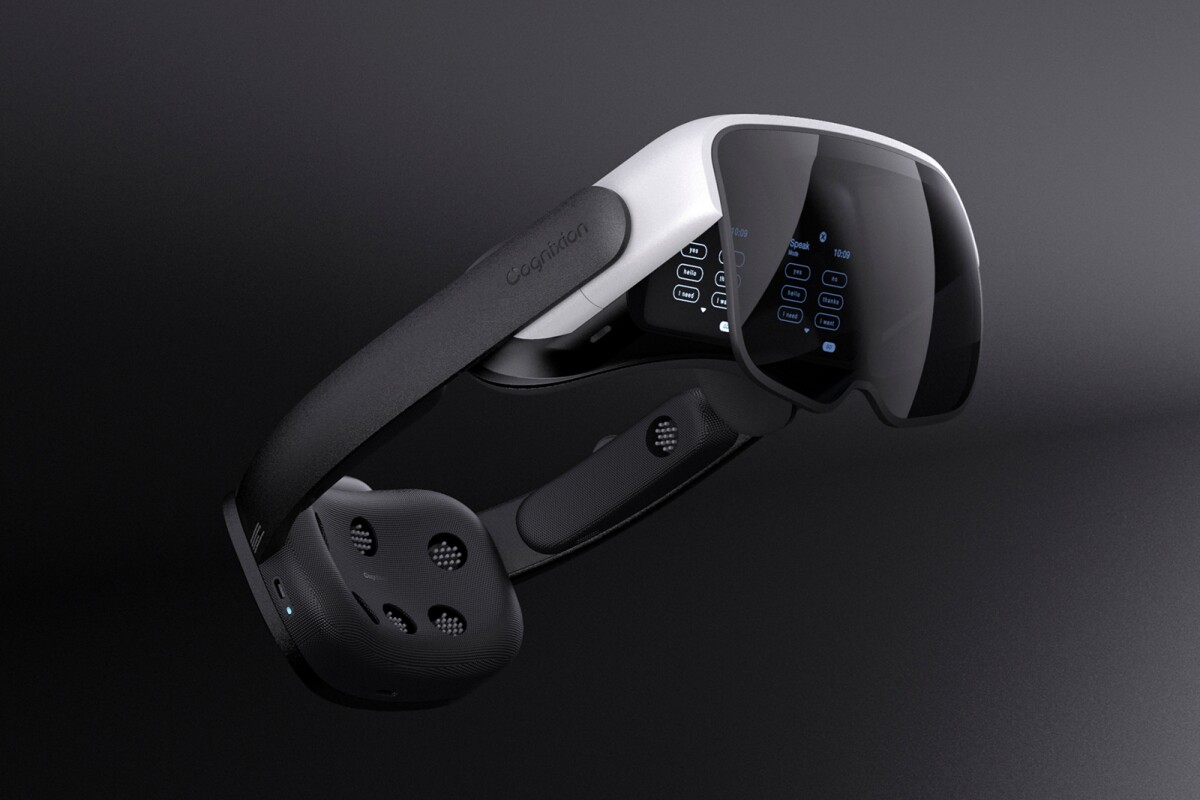 The Cognixion ONE features non-invasive brain scanning technology