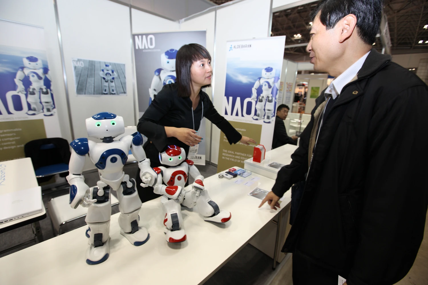 On display at iREX 2009, Nao caught the imagination of many passers-by