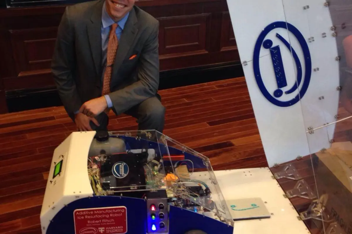In simple terms, the Addibot is a 3D printer mounted onto a moving robot