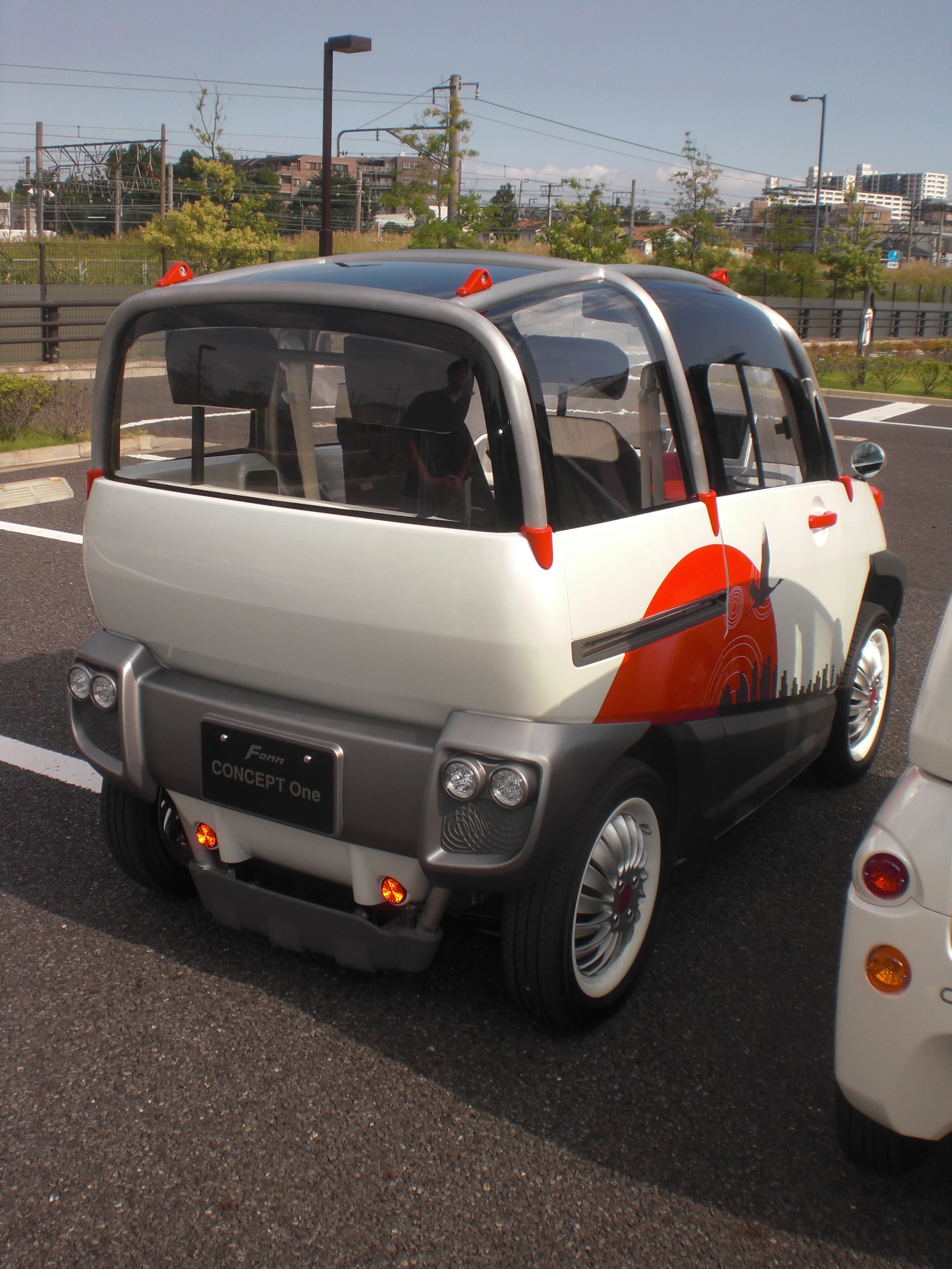 The rear of the Concept One at present has no opening, but this will change in the next prototype (Photo: Stephen Clemenger/Gizmag.com)