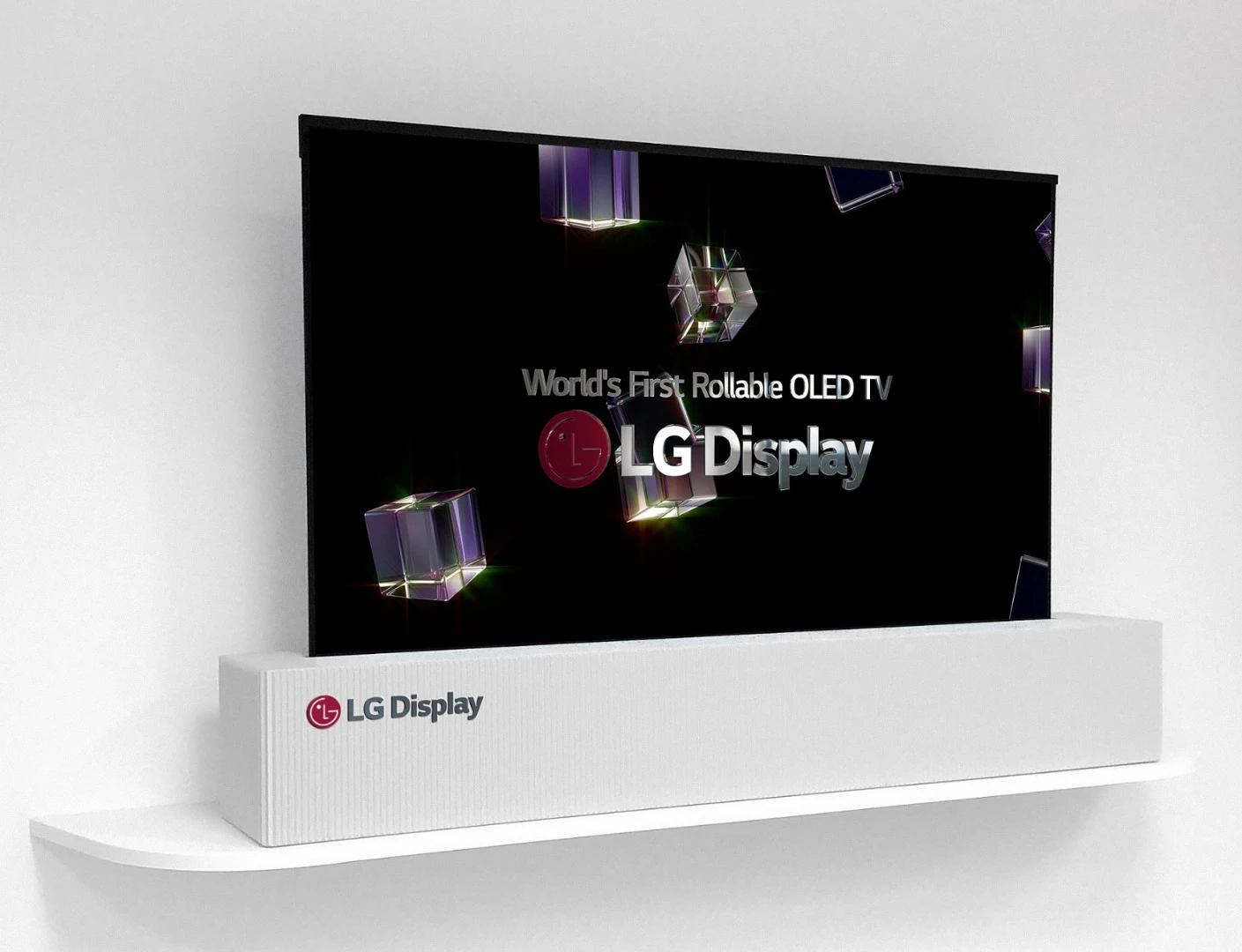 LG's rollable OLED TV boasts a 65-inch screen when fully unfurled