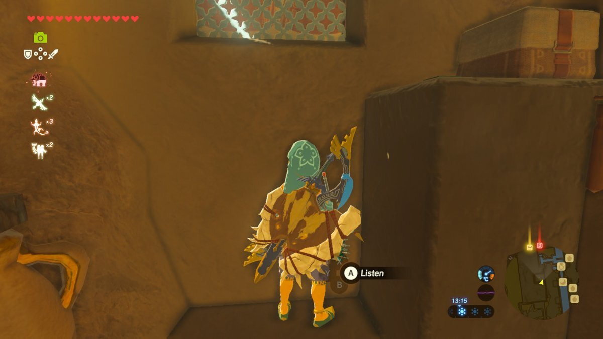 How to unlock Gerudo Town's secret store and buy Radiant gear in Breath