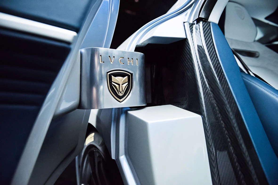 The Venere has coach doors in back for a large, comfortable entry