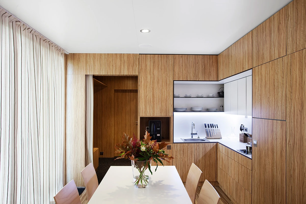 A number of off-the-shelf interior finishes are available, though one-off designs can also be requested