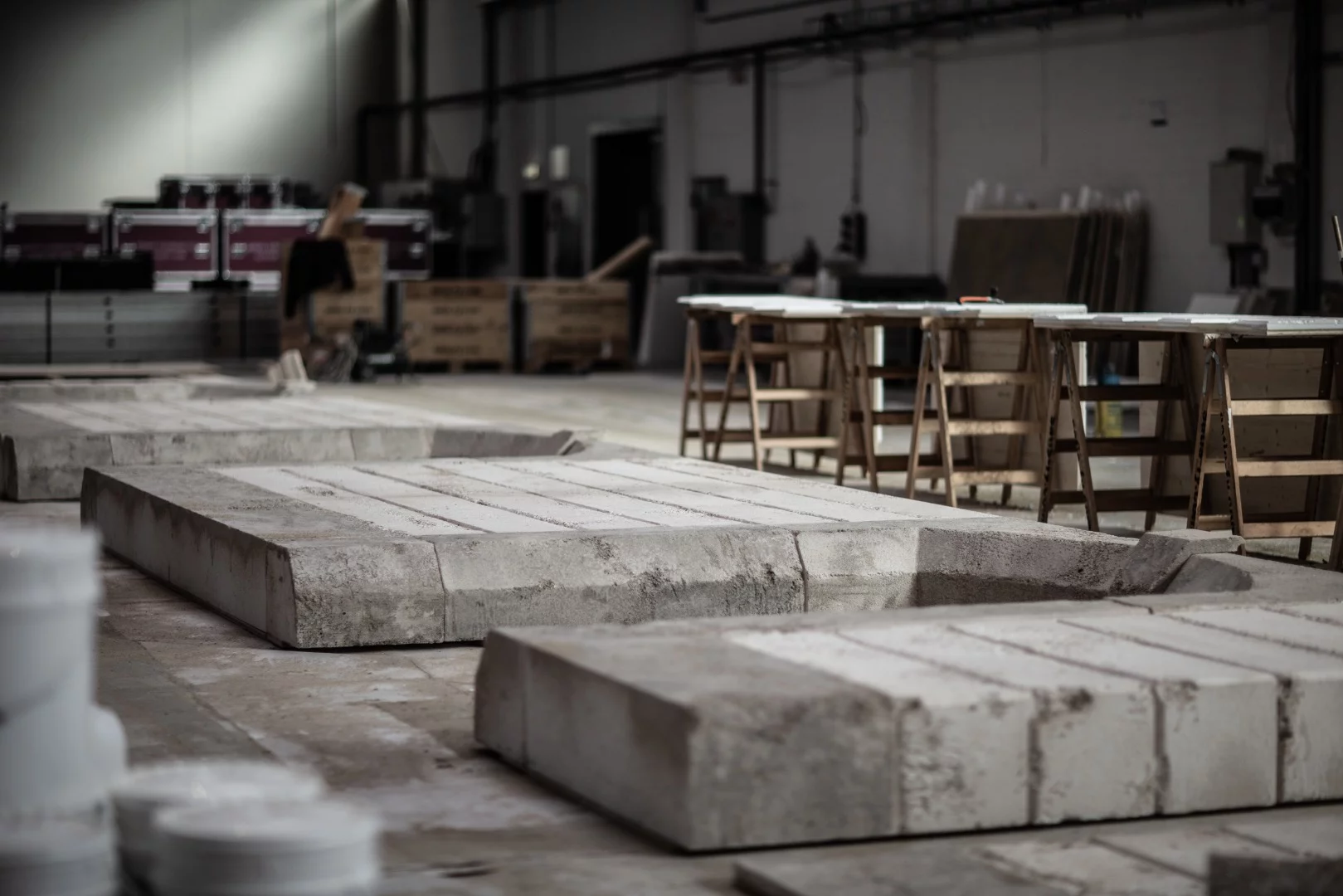 IQOS World includes steel, stone and timber building materials