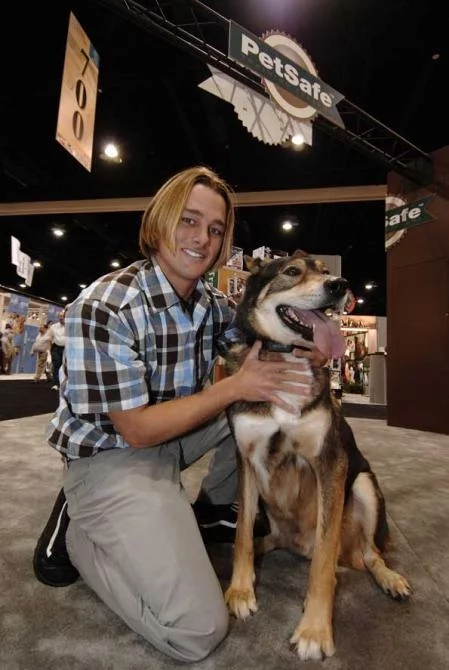 First time petrepreneur, Jonathan Warren and Cookie and the MicroID Collar