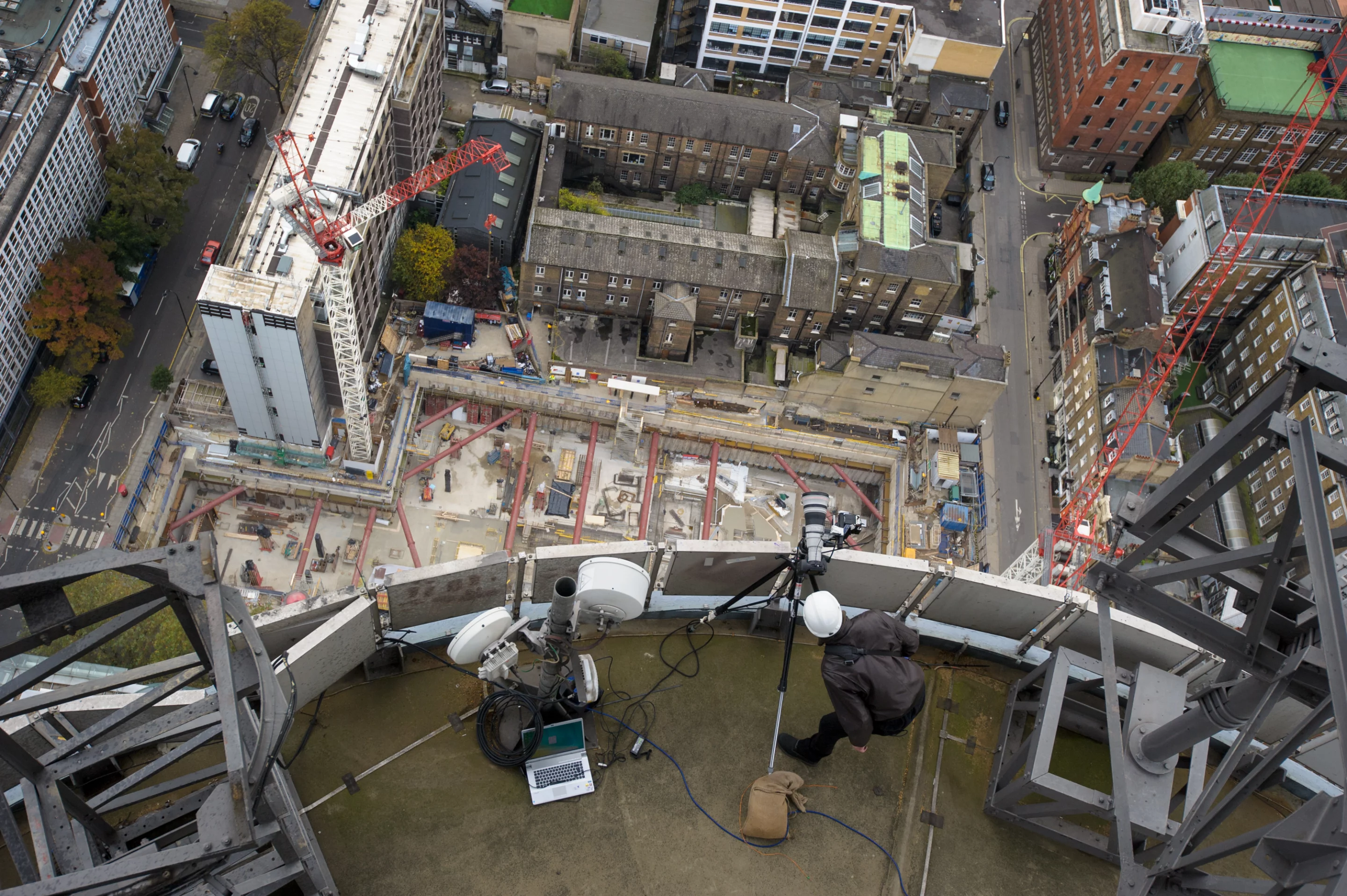 British Telecommunications (BT) contracted photography firm, 360Cities, to create the gargantuan panorama using its communications tower as a center point