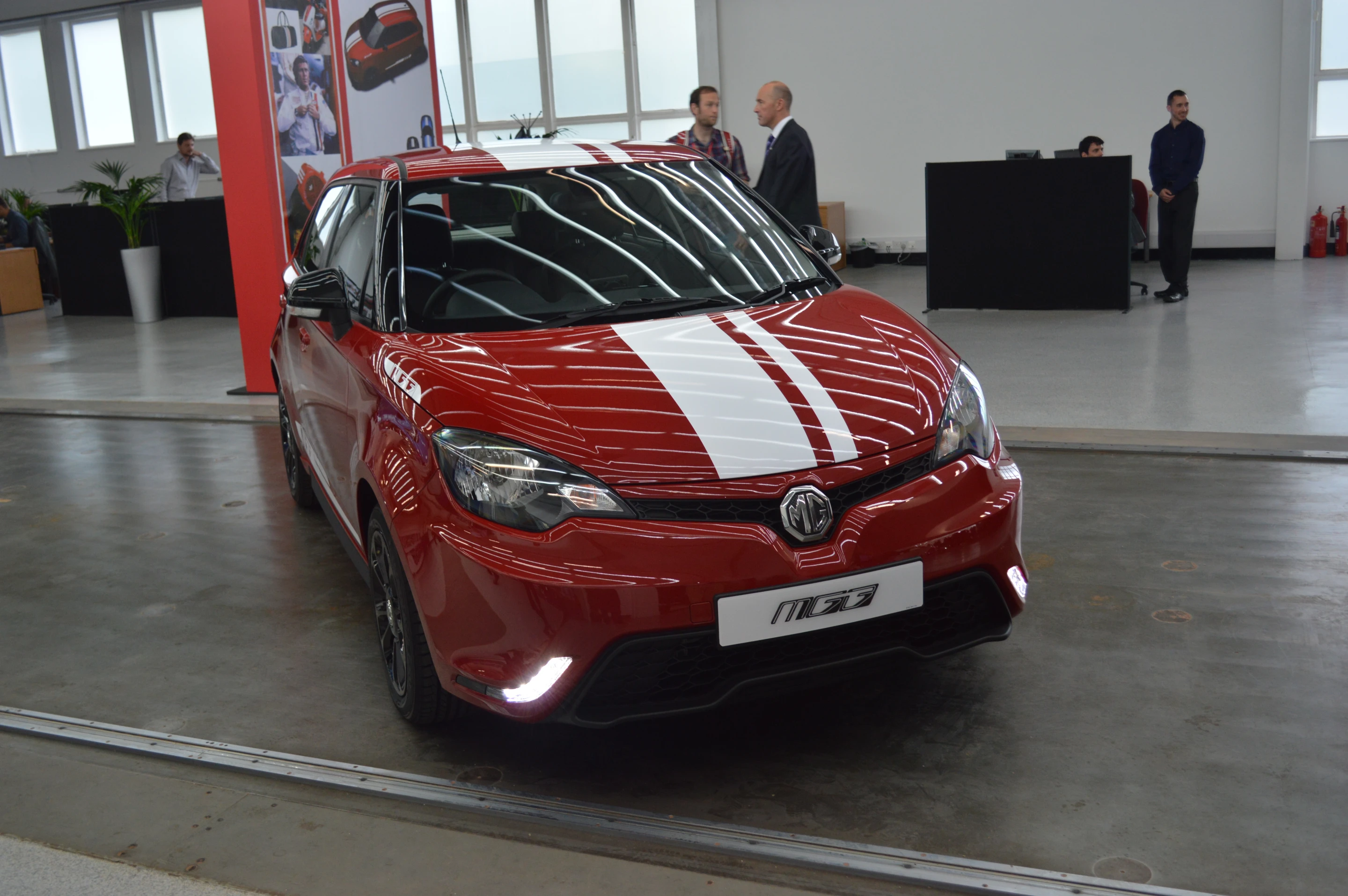MG unveils its MG3 hatchback (Photo: Gizmag)