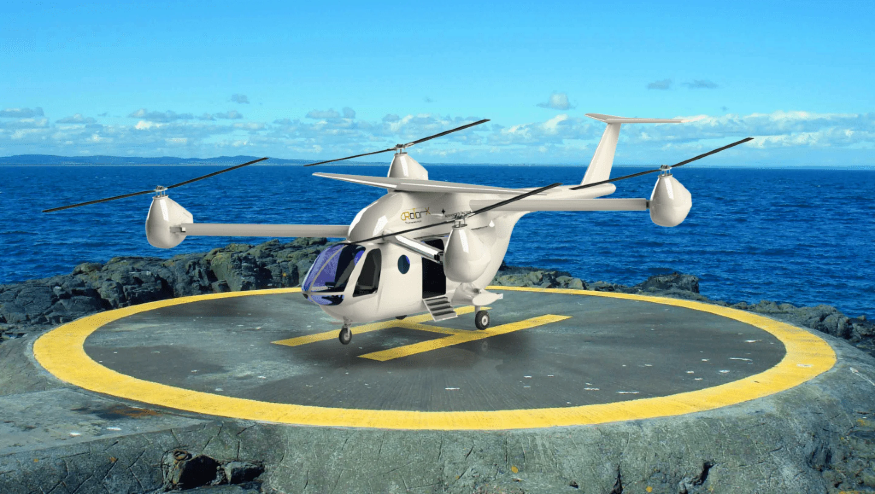 Rotor X's quad-rotor eVTOL promises extreme efficiency and autorotation