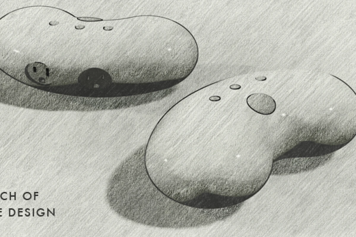 A sketch of the final design for the Amazing Jellybean