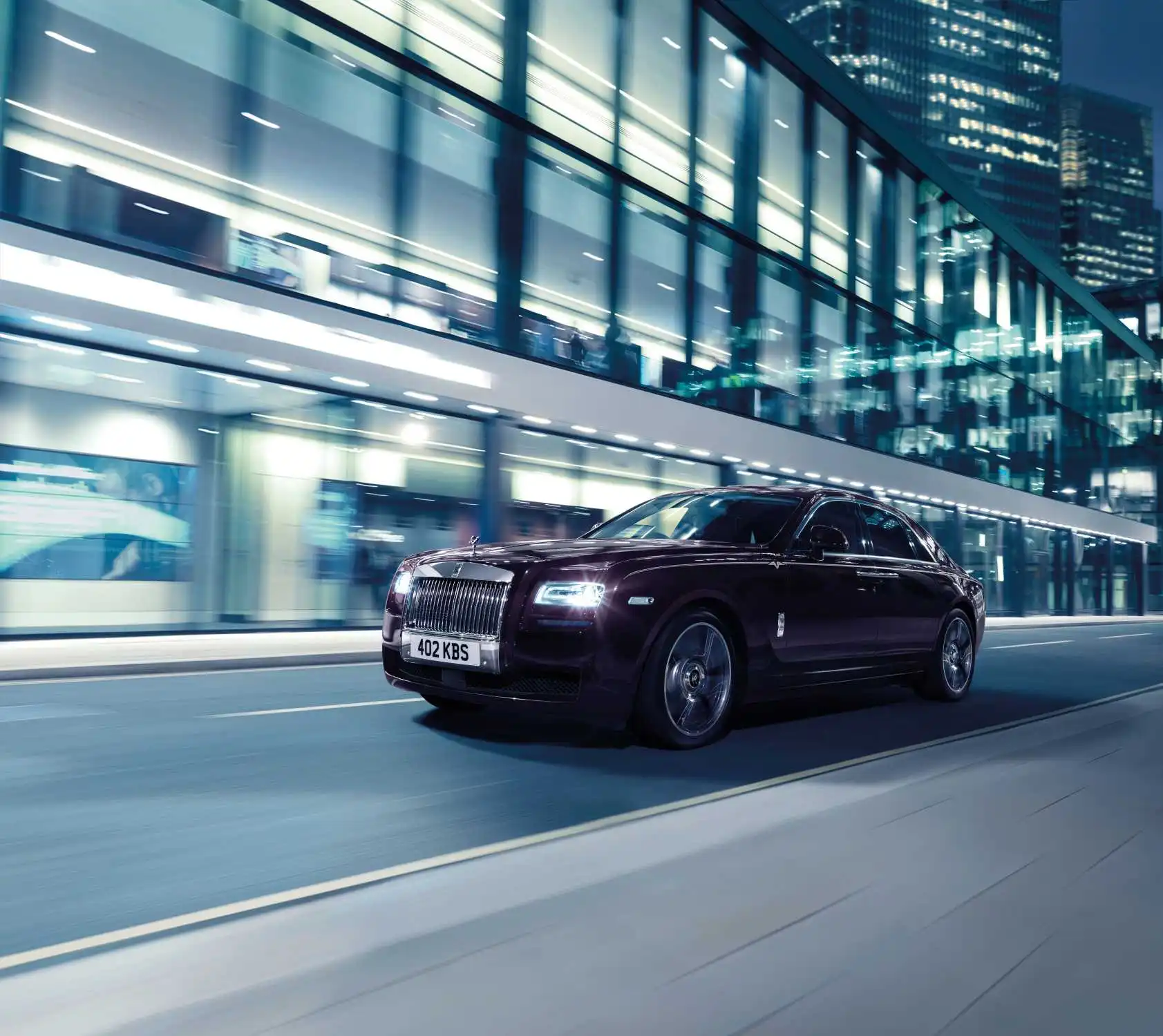 The Rolls-Royce Ghost V-Specification is a more powerful version of the Ghost