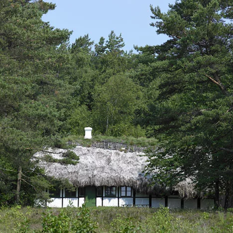 An example of a traditional Læso island seaweed home